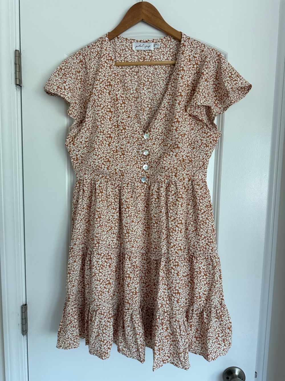Petal & Pup Ruffle Sleeve Dress
